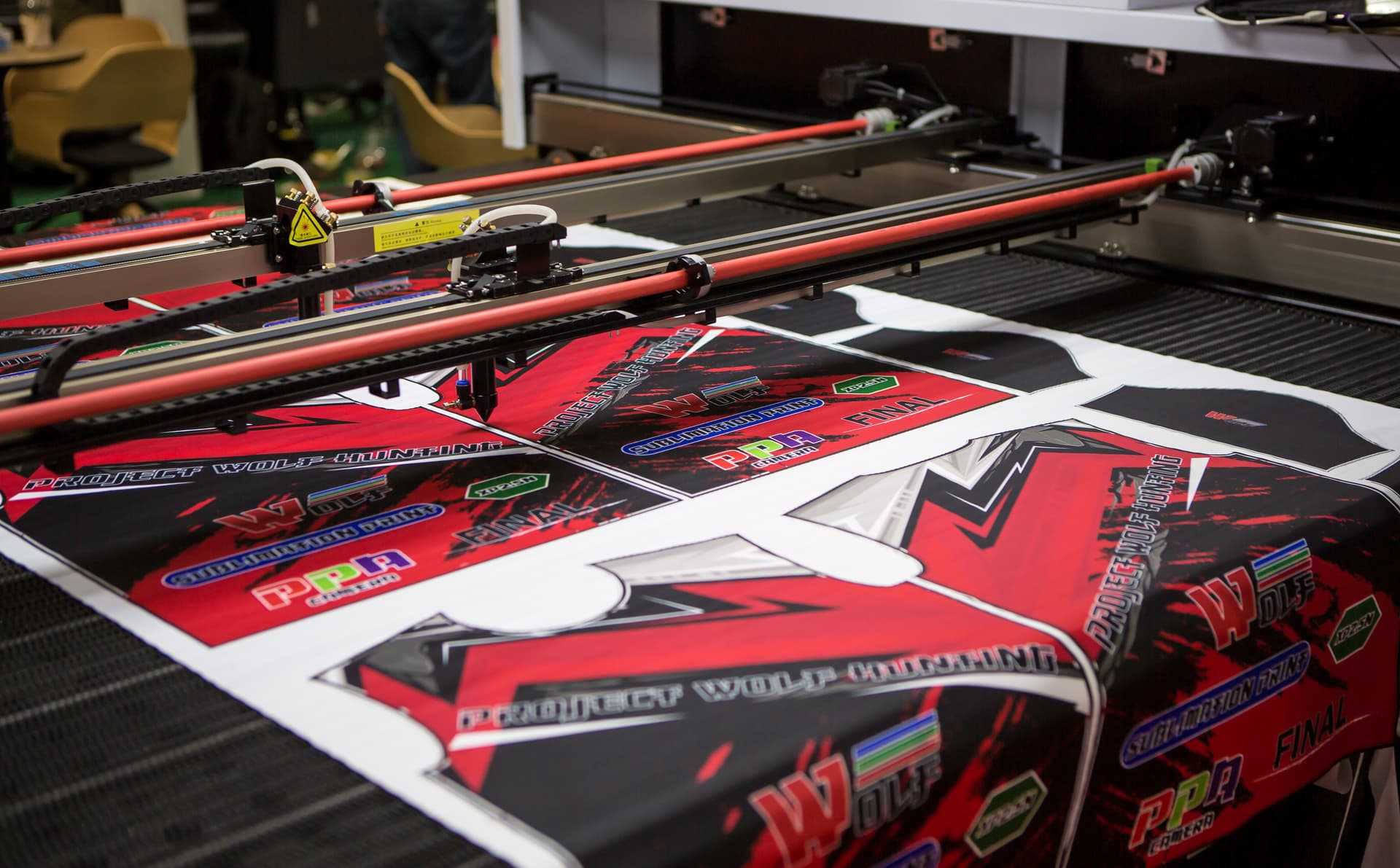 Produktion — Sublimationsdruck auf Textilien